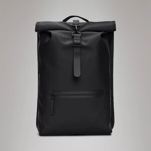 Rains Black Backpack